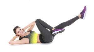 bicycle crunch ab exercises for women