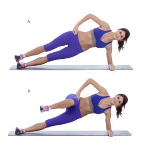 side planks ab exercises for women